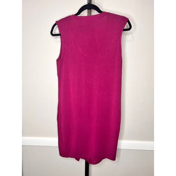 Krisa REVOLVE Chateau Pink Asymmetrical Tank Mini Dress Size Small NWT - Picture 3 of 10